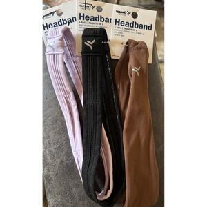 Old Navy Headbands Set - Black, Brown, Lavender